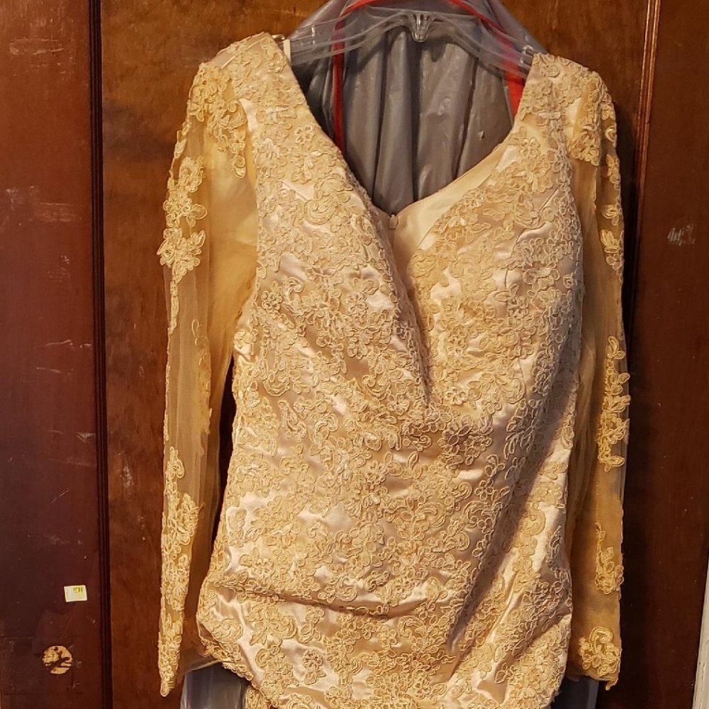 A prom dress made from china.